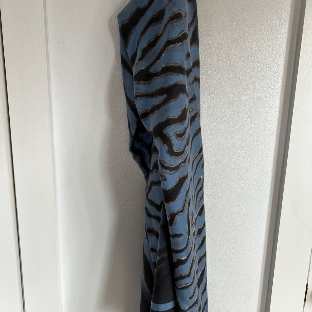 Zebra Blue Scarf